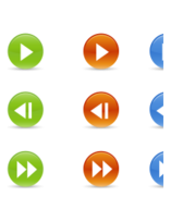 Round Buttons Symbols