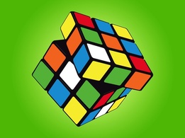 Rubik Cube Vector Thumbnail