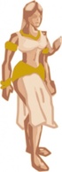 Runamuck Fantasy Woman clip art