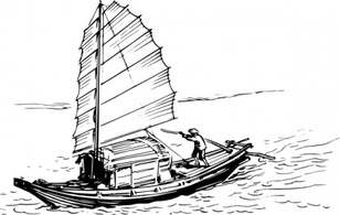 Sail Ship clip art