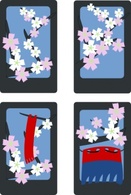 Sakura Card March Game Japanese Hanafuda Thumbnail