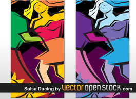 Salsa dancing art illustration Thumbnail