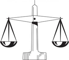 Scale Of Justice clip art Thumbnail
