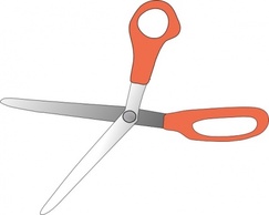 Scissors Wide Open clip art Thumbnail