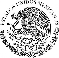 Seal Of The Government Of Mexico Linear clip art Thumbnail