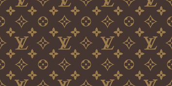 Seamless Louis Vuitton Pattern Vector Thumbnail