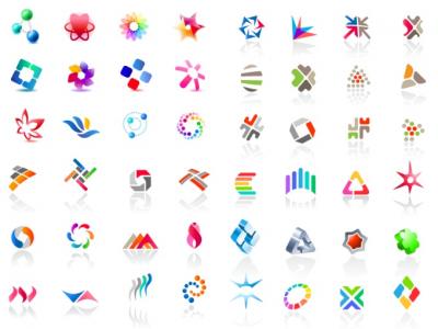 Set of Colorful Logotypes Thumbnail