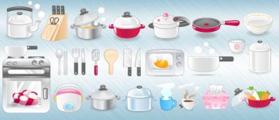 Set of kitchen icons Thumbnail