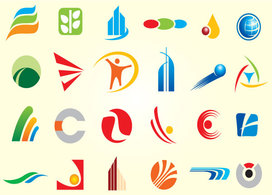 Set of Simplistic Logos