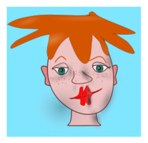 Shaded Cartoon Face Thumbnail