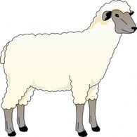 Sheep Ewe clip art Thumbnail