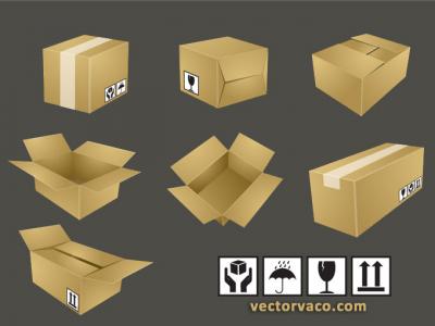 Shipping Box Vector Thumbnail