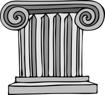 Short Pillar clip art