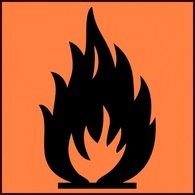 Sign Symbol Fire Safety Symbols Flammable Flames Thumbnail