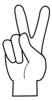 Signe de paix / peace sign Thumbnail