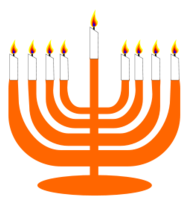 Simple Menorah For Hanukkah WIth Shamash Thumbnail