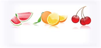 Slice of fruits