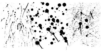 Small splatters free vector