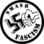 Smash Fascism Vector Sticker Thumbnail