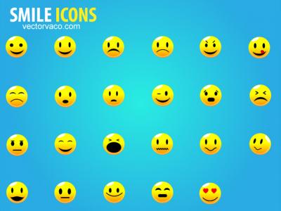 Smile Icon Set Thumbnail