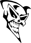 Smiling Skull Free Vector