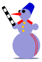 Snowman Traffic Cop by Rones Thumbnail