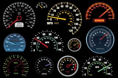 Speedometer Vector Graphics Thumbnail