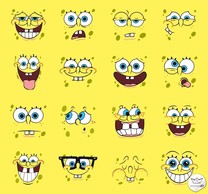 Spongebob Squarepants Vector Pack Faces Thumbnail