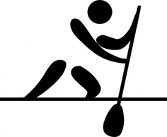 Sports Pictogram Olympic Canoeing Flatwater
