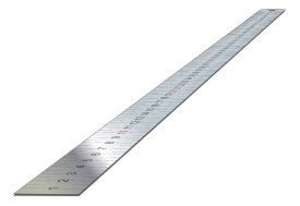 Stainless Steel Ruler (perspective) Thumbnail