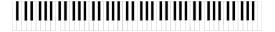 Standard 88-key Piano Keyboard Thumbnail