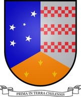 Stars Blue Coat Of Arms Of Magallanes Chile clip art Thumbnail