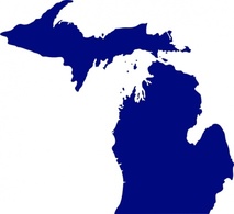 State Of Michigan clip art Thumbnail