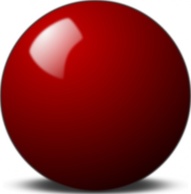 Stellaris Red Snooker Ball clip art
