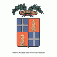 Stemma araldico della Provincia di Sassari (Sardinia - ITALY)