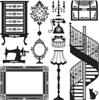 Stock Antique Furniture Vector