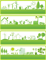 Stock Green Cities Banner