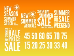 Summer Sales Graphics