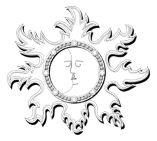 Sun and Moon Outline Thumbnail