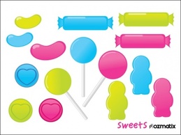 Sweets Vectors made by Ozmatix.com. Feel free to use these vectors any way you wish. Thumbnail