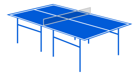 Table tennis table