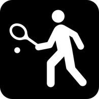 Tennis Or Squah Courts clip art Thumbnail