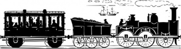 Th Century Train clip art Thumbnail