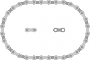 Thav Bike Chain Links clip art Thumbnail