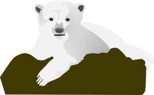 The Polar Bear clip art Thumbnail