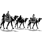 Three Kings Vector Illustration Thumbnail
