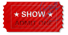 Ticket Admit One With Stamp