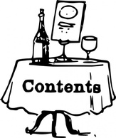 Tom Contents On A Table clip art Thumbnail