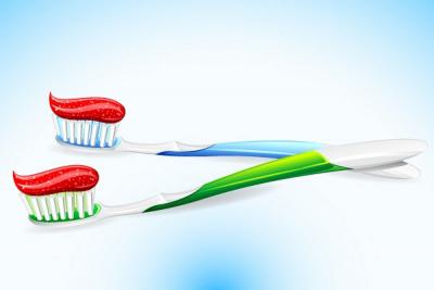 Toothbrush Vector Graphic Thumbnail