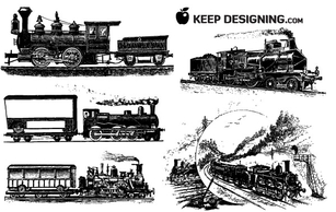 Train Vector Graphics